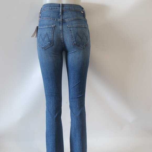 NWT Womens Mother (Item-88) Blue Insider Sneak Loafers And Lassos Jeans 24 - Picture 11 of 14